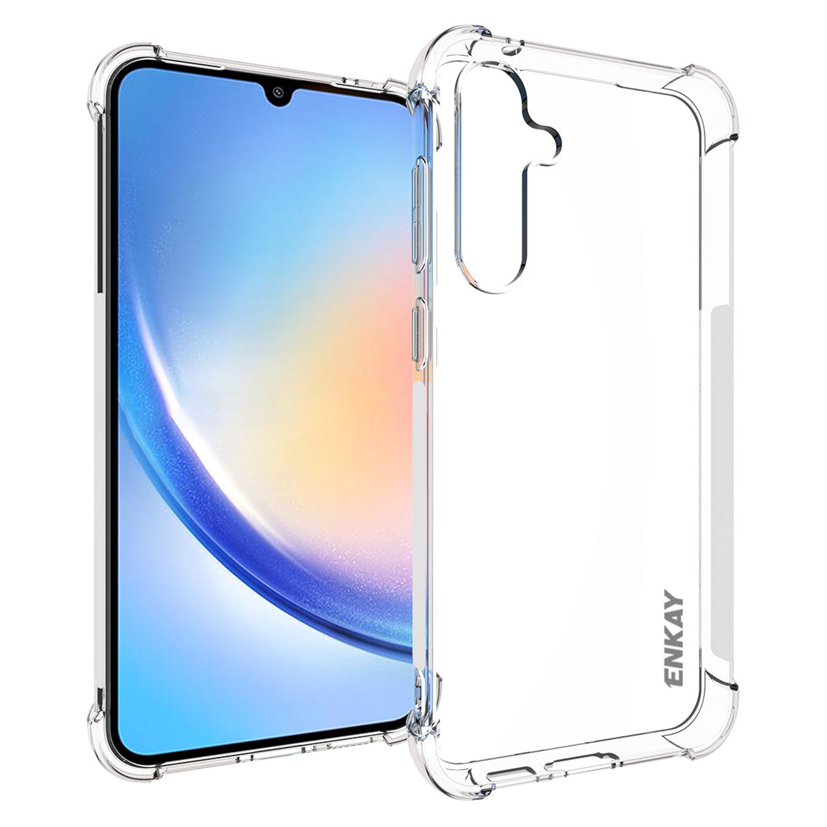 ENKAY HAT PRINCE For Samsung Galaxy S23 FE Anti-slip Strip Edge Case Soft TPU Four Corners Cushion Phone Cover ENKAY HAT PRINCE For Samsung Galaxy S23 FE Anti-slip Strip Edge Case Soft TPU Four Corners Cushion Phone Cover